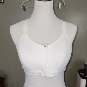 Ideology Zip Front Sports Bra Size XL